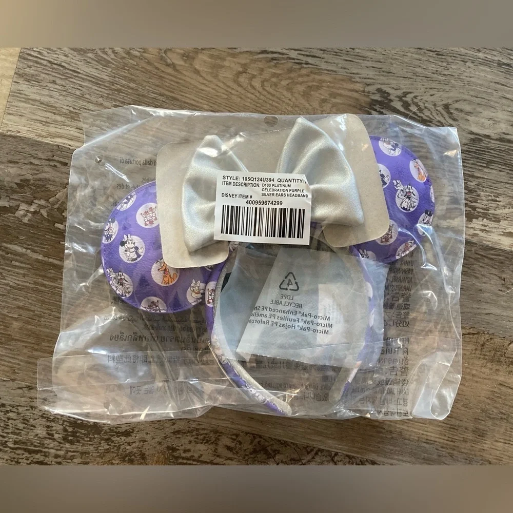 Disney100 Centennial Loungefly Minnie ears headband